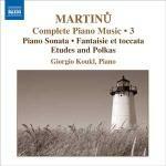 Sonata per pianoforte - Fantasia e toccata - Studi - Polke - CD Audio di Bohuslav Martinu