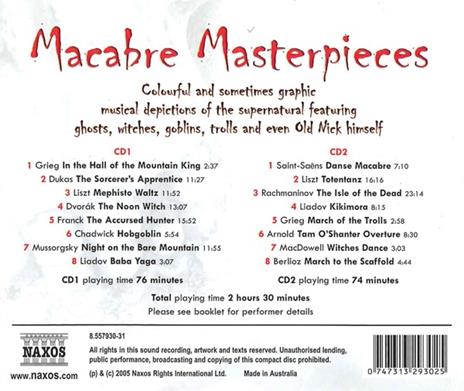 Macabre Masterpieces - CD Audio - 2