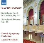 Sinfonia n.3 - Danze sinfoniche - CD Audio di Sergei Rachmaninov