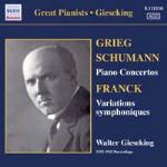 Concerto per pianoforte / Concerto per pianoforte / Variazioni - CD Audio di Edvard Grieg,Robert Schumann,César Franck,Karl Böhm,Staatskapelle Dresda,Walter Gieseking