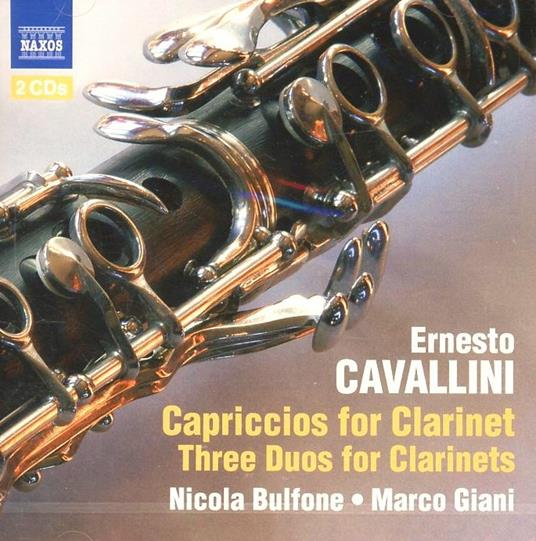 30 Capricci per clarinetto solo - 3 Duetti per clarinetti - CD Audio di Ernesto Cavallini