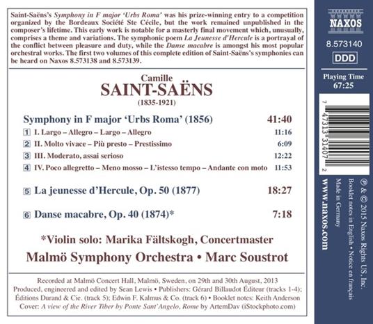 Sinfonie - Danza macabra - CD Audio di Camille Saint-Saëns - 2