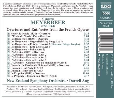 Ouvertures e entr'acte da opere - CD Audio di Giacomo Meyerbeer - 2