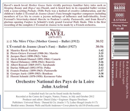 L'éventail de Jeanne - CD Audio di Francis Poulenc,Maurice Ravel,Darius Milhaud - 2