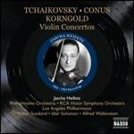 Concerti per violino - CD Audio di Pyotr Ilyich Tchaikovsky,Erich Wolfgang Korngold,Pablo de Sarasate,Julius Conus,Jascha Heifetz