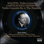 Concerti per violino - CD Audio di Camille Saint-Saëns,Christian Sinding,Mario Castelnuovo-Tedesco,William Walton,Jascha Heifetz