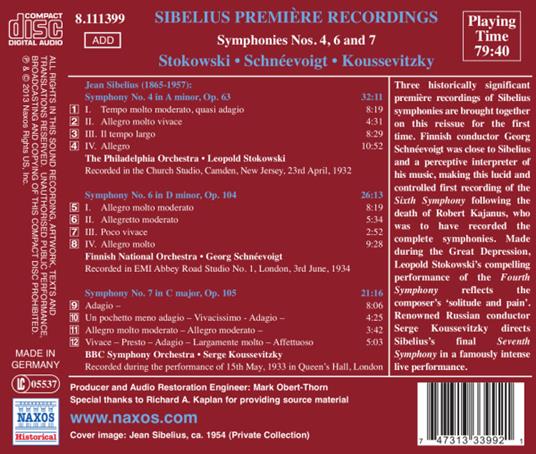 Grandi direttori interpretano Sibelius - CD Audio di Jean Sibelius - 2