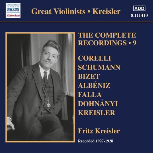 Registrazioni complete vol.9. - Blu-ray Audio di Fritz Kreisler