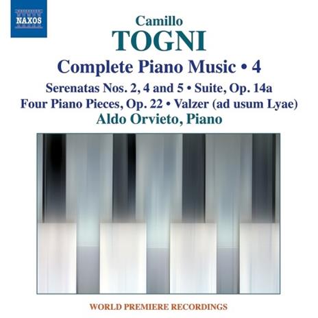 Musica per pianoforte completa vol.4 - CD Audio di Aldo Orvieto,Camillo Togni