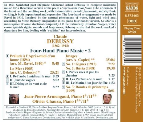 Opere per pianoforte a quattro mani - CD Audio di Claude Debussy - 2