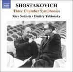 Tre sinfonie da camera - CD Audio di Dmitri Shostakovich