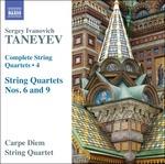 Quartetti per archi vol.4 - CD Audio di Sergej Taneyev