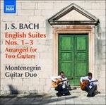 Suites inglesi (Trascrizione per due chitarre) - CD Audio di Johann Sebastian Bach