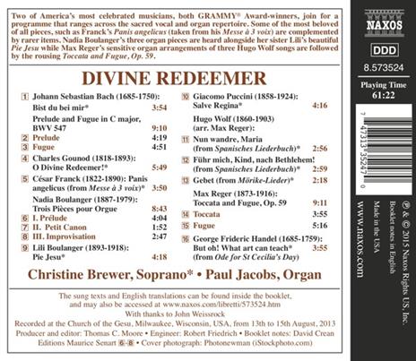 Divine Redeemer - CD Audio di Christine Brewer - 2