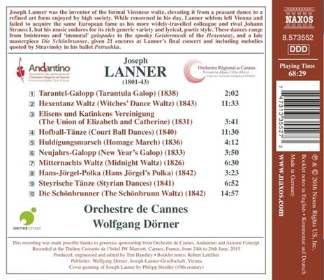 Danze viennesi - CD Audio di Joseph Lanner - 2