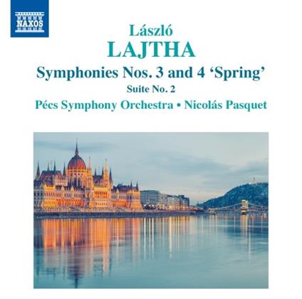 Sinfonia n.3 op.45, n.4 op.52 - Suite n.2 op.38 - CD Audio di Nicolas Pasquet,Lajtha Laszlo,Pecs Symphony Orchestra