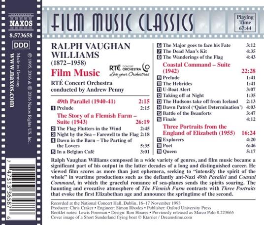 49th Parallel - Coastal Command Suite (Colonna Sonora) - CD Audio di Ralph Vaughan Williams - 2
