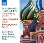 Quartetti per archi vol.5 - CD Audio di Sergej Taneyev