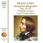 Musica per pianoforte completa vol.48 - Rapsodie ungheresi n.12, n.13, n.14, n.15, n.16, n.17