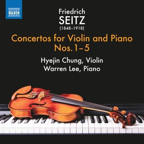 Concerti per violino e pianoforte n.1, n.2, n.3, n.4, n.5 - Friedrich Seitz  - CD | IBS