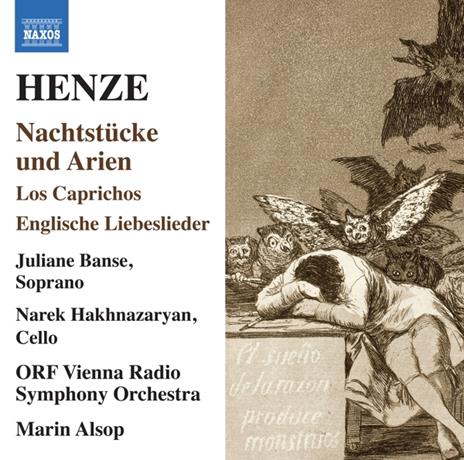 Nachtstucke und Arien - CD Audio di Hans Werner Henze,Juliane Banse