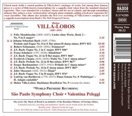 Choral Transcriptions - CD Audio di Heitor Villa-Lobos - 2