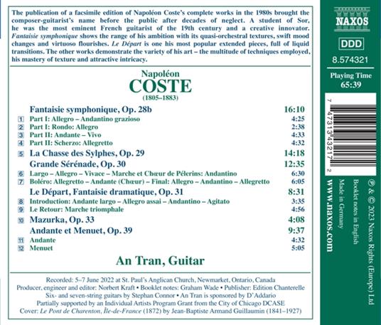 Guitar Works Vol. 6 - CD Audio di Napoleon Coste - 2