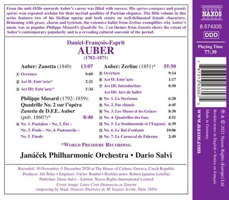 Ouvertures vol.5 - CD Audio di Daniel-François-Esprit Auber - 2