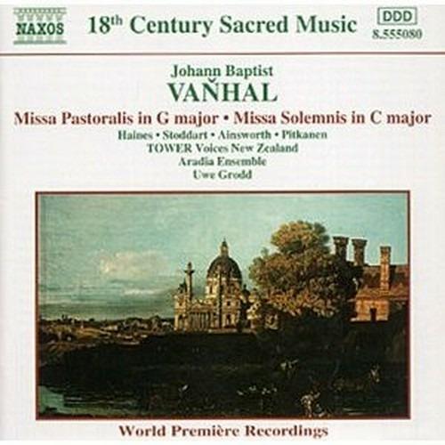 Missa Pastoralis - Missa Solemnis - CD Audio di Johann Baptist Vanhal