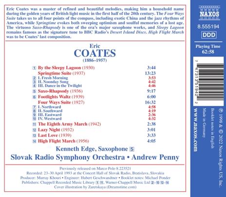 British Light Music vol.4 - CD Audio di Eric Coates,Slovak Radio Symphony Orchestra - 2