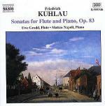 Sonate per flauto n.1, n.2, op.83 n.3 - CD Audio di Friedrich Kuhlau