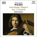 Sonate per liuto vol.6 - CD Audio di Sylvius Leopold Weiss,Robert Barto