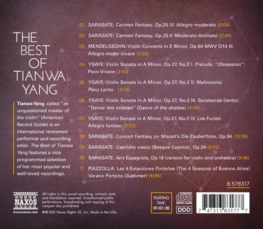 The Best of - CD Audio di Tianwa Yang - 2