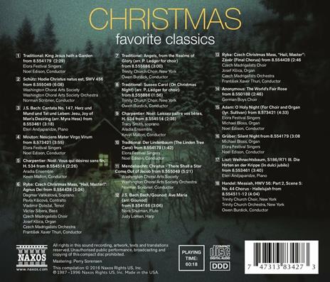 Christmas Favorite Classics - CD Audio di Elora Festival Singers - 2