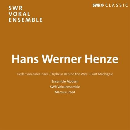 Lieder Von Einer Insel - CD Audio di Hans Werner Henze,Marcus Creed