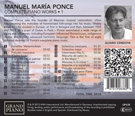Opere per violino e pianoforte vol.1 - CD Audio di Manuel Maria Ponce - 2