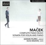 Opere per pianoforte - CD Audio di Ivo Macek
