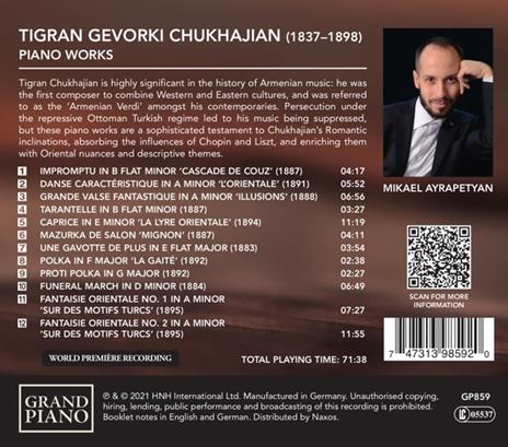 Musica per pianoforte - CD Audio di Mikael Ayrapetyan,Tigran Chukhajian - 2