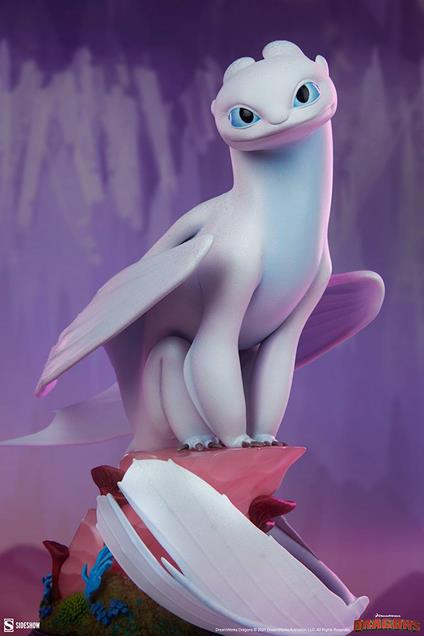 How To Train Your Dragon Statua Light Fury 26 Cm Sideshow Collectibles