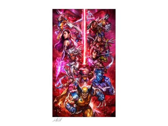 Marvel Art Print The X-Men Vs Magneto 46 X 71 Cm - Unframed Sideshow Collectibles