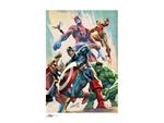 Marvel Art Print The Avengers 46 X 61 Cm - Unframed Sideshow Collectibles