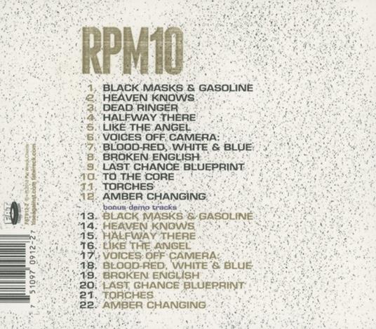 Rpm10 (Deluxe) - CD Audio di Rise Against - 2