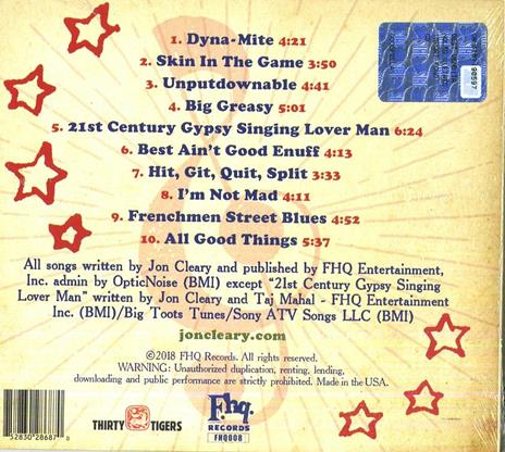 Dyna-Mite - CD Audio di Jon Cleary - 2