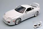 Fast & Furious Brian's Toyota Supra 1995 White 1:24 Model Baljada97375