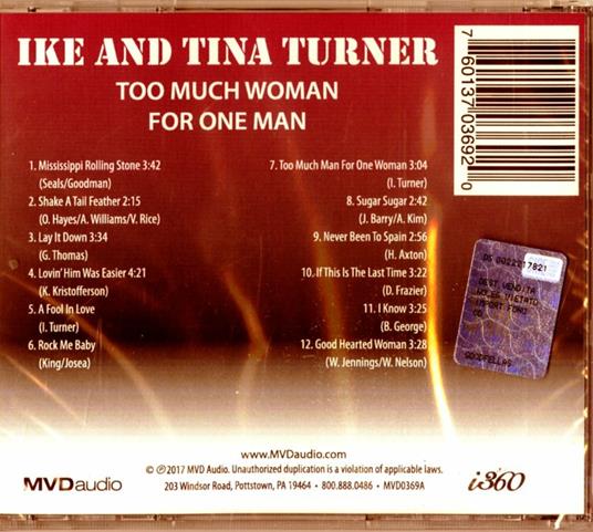 Too Much Woman for One Man - CD Audio di Ike & Tina Turner - 2