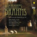 Trio con corno - Trio con clarinetto - CD Audio di Johannes Brahms,Sebastian Weigle,Dieter Klöcker