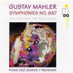 Sinfonie n.6, n.7 di Mahler arrangiate per pianoforte a 4 mani - CD Audio di Alfredo Casella,Alexander Von Zemlinsky