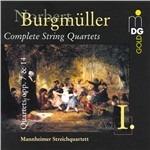 Quartetti per archi op.7, op.14 - CD Audio di Norbert Burgmüller,Johann Friedrich Franz Burgmüller,Mannheimer Streichquartett