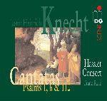 Cantate - Salmi n.1, n.6, n.100 - CD Audio di Julius Heinrich Knecht