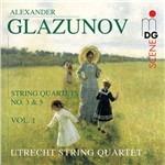 Quartetti per archi vol.1 - CD Audio di Alexander Glazunov,Utrecht String Quartet